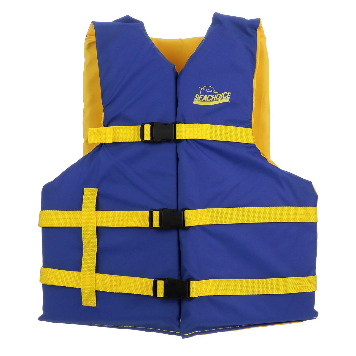 Deluxe General Purpose Life Vest, Blue/Yellow, XL