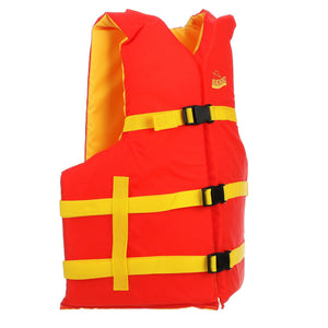 Deluxe General Purpose Life Vest, Orange/Yellow, XL
