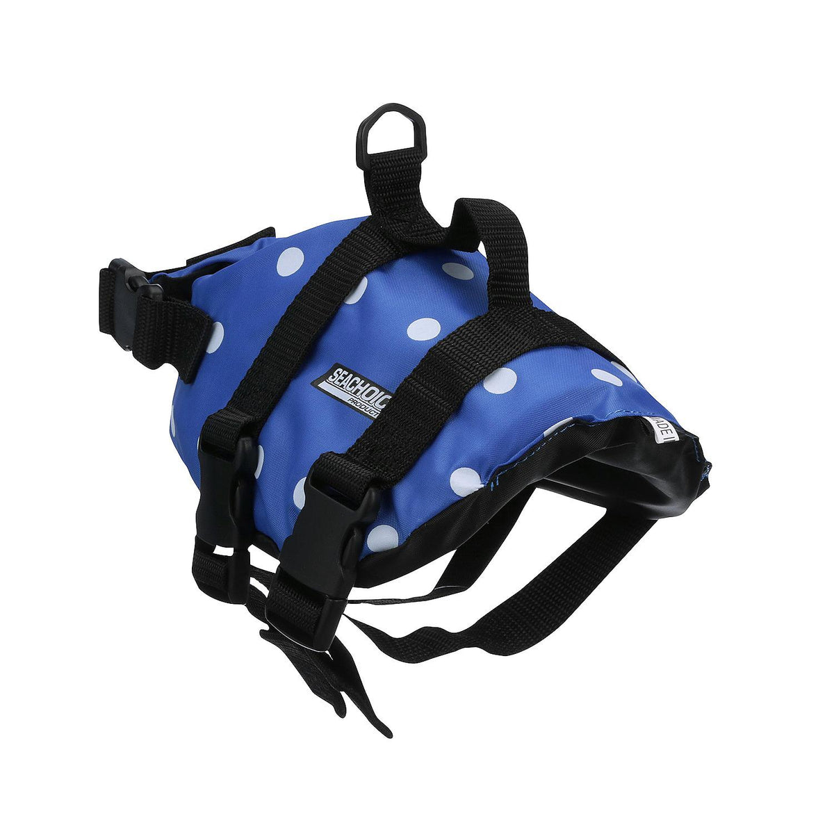 Dog Life Vest - Blue Polka Dot, XXS