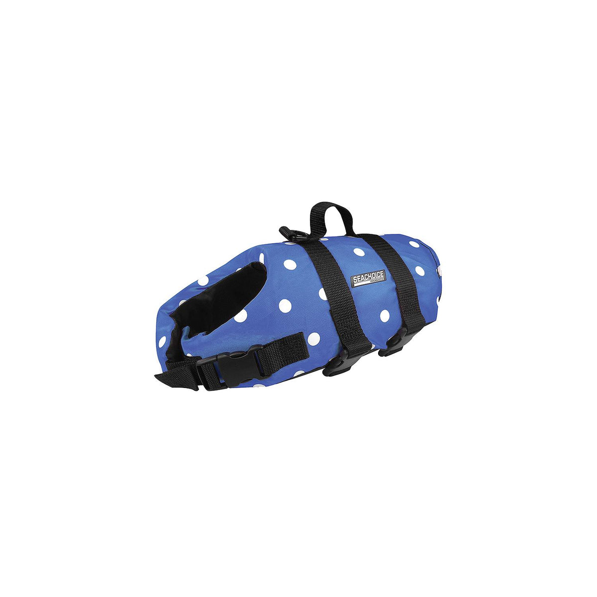 Dog Life Vest - Blue Polka Dot, Sm