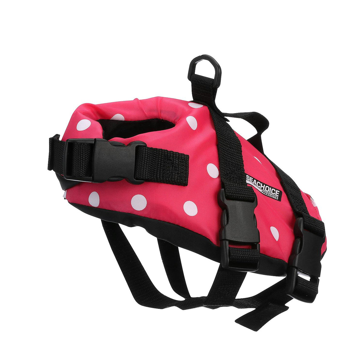 Dog Life Vest - Pink Polka Dot, XXS