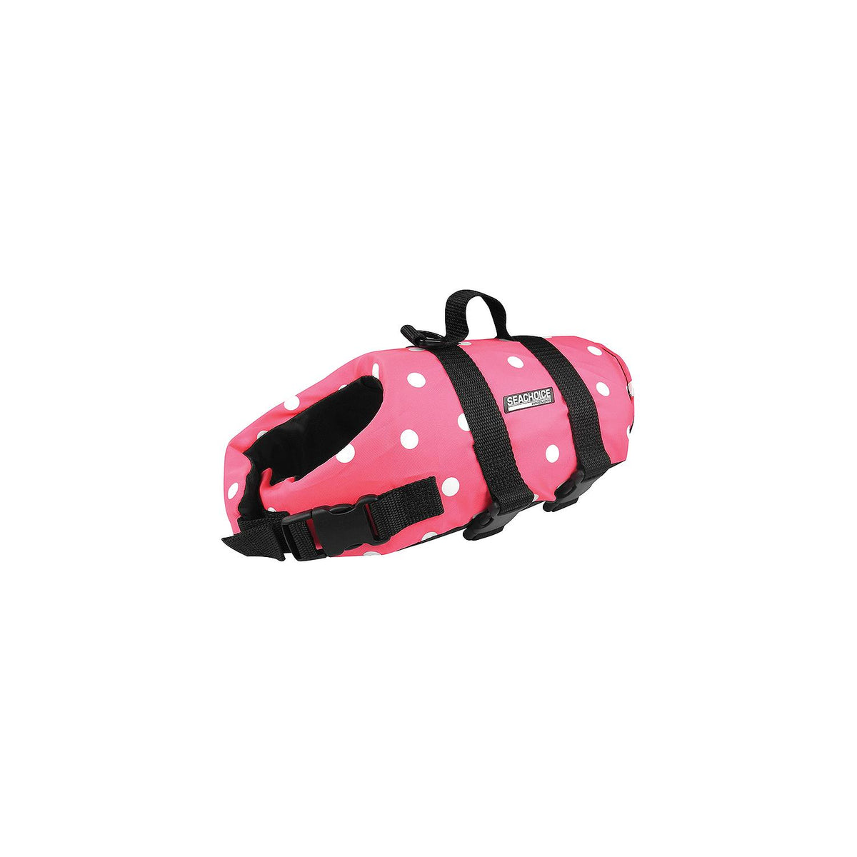 Dog Life Vest - Pink Polka Dot, XS