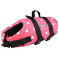 Dog Life Vest - Pink Polka Dot, Sm