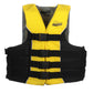 Deluxe 4-Belt Ski Vest - Yellow/Black, Lg/XL