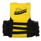 Deluxe 4-Belt Ski Vest - Yellow/Black, XXL/XXXL