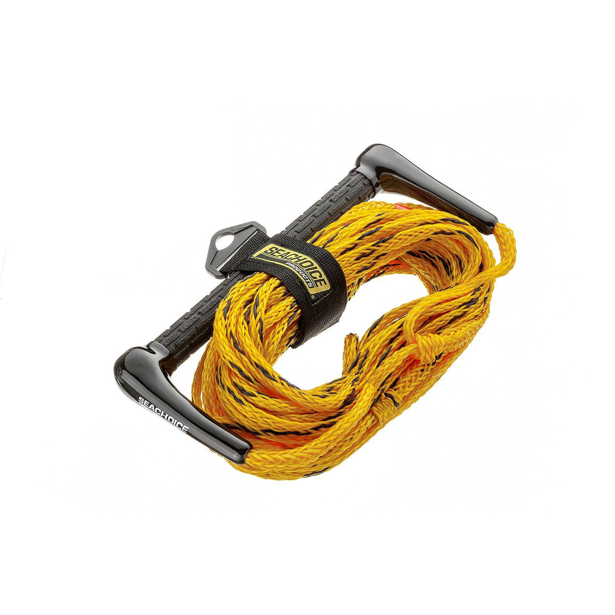 Water Ski Tow Rope, 75ft, 12in Handle w/ Textured Rubber Grip