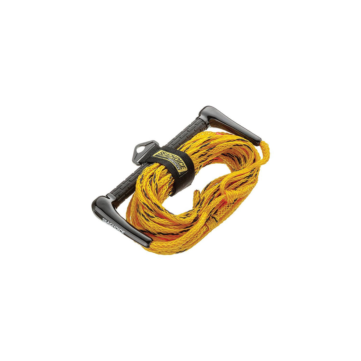 Water Ski Tow Rope, 75ft, 12in Handle w/ Textured Rubber Grip