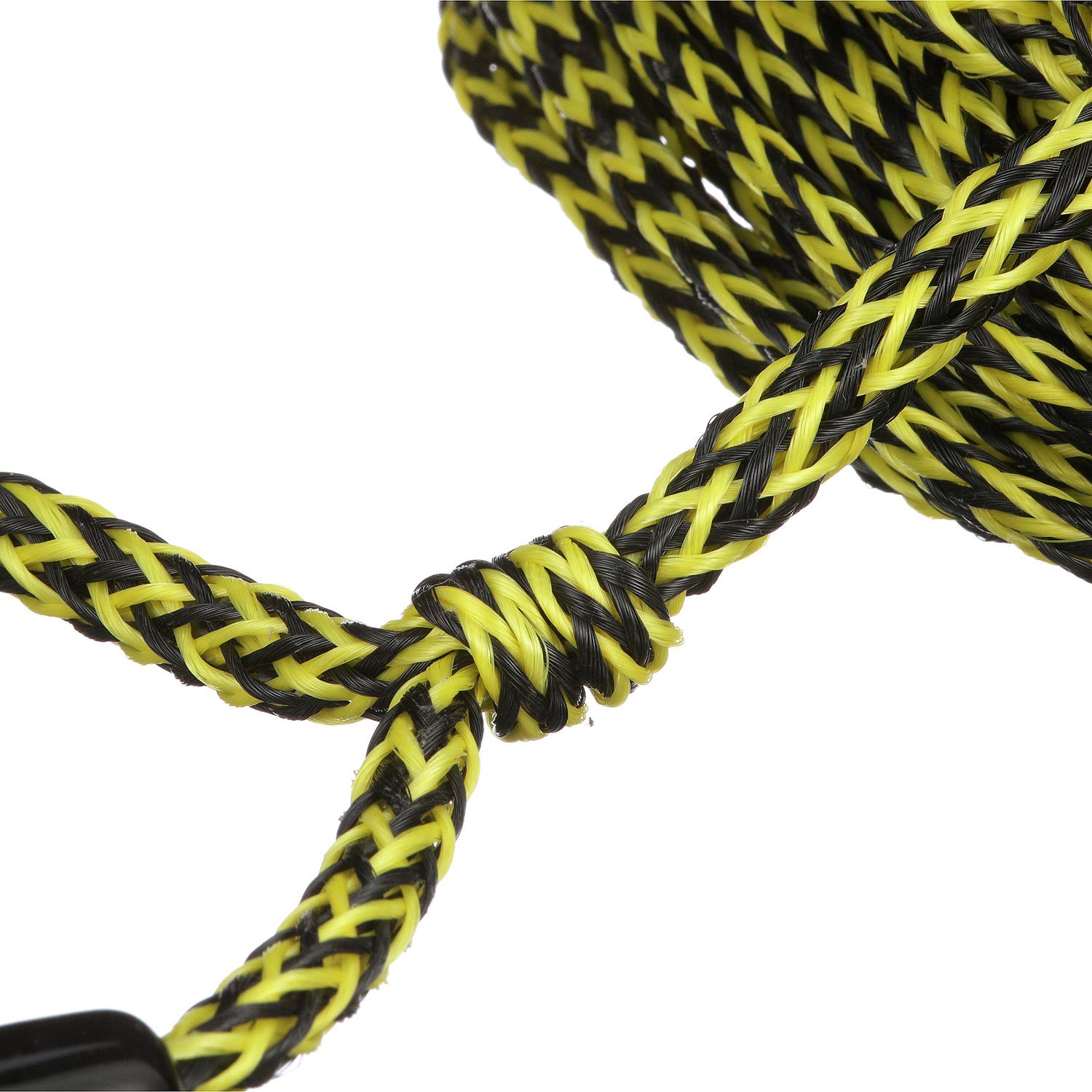 Water Ski Rope, 75ft, Dual 5-1/2in Handles w/ Textured Rubber Grip