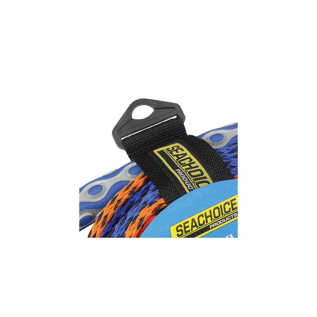 3-Section Water Ski or Wakeboard Rope, 75ft, 13in Handle w/ Textured EVA Grip