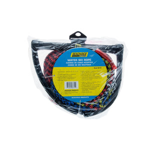 4-Section Water Ski Rope, 75ft, 12in Handle w/ Rubber Grip