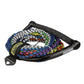 8-Section Water Ski/ Wakeboard Rope, 75ft, 13in Handle w/ Textured Rubber Grip