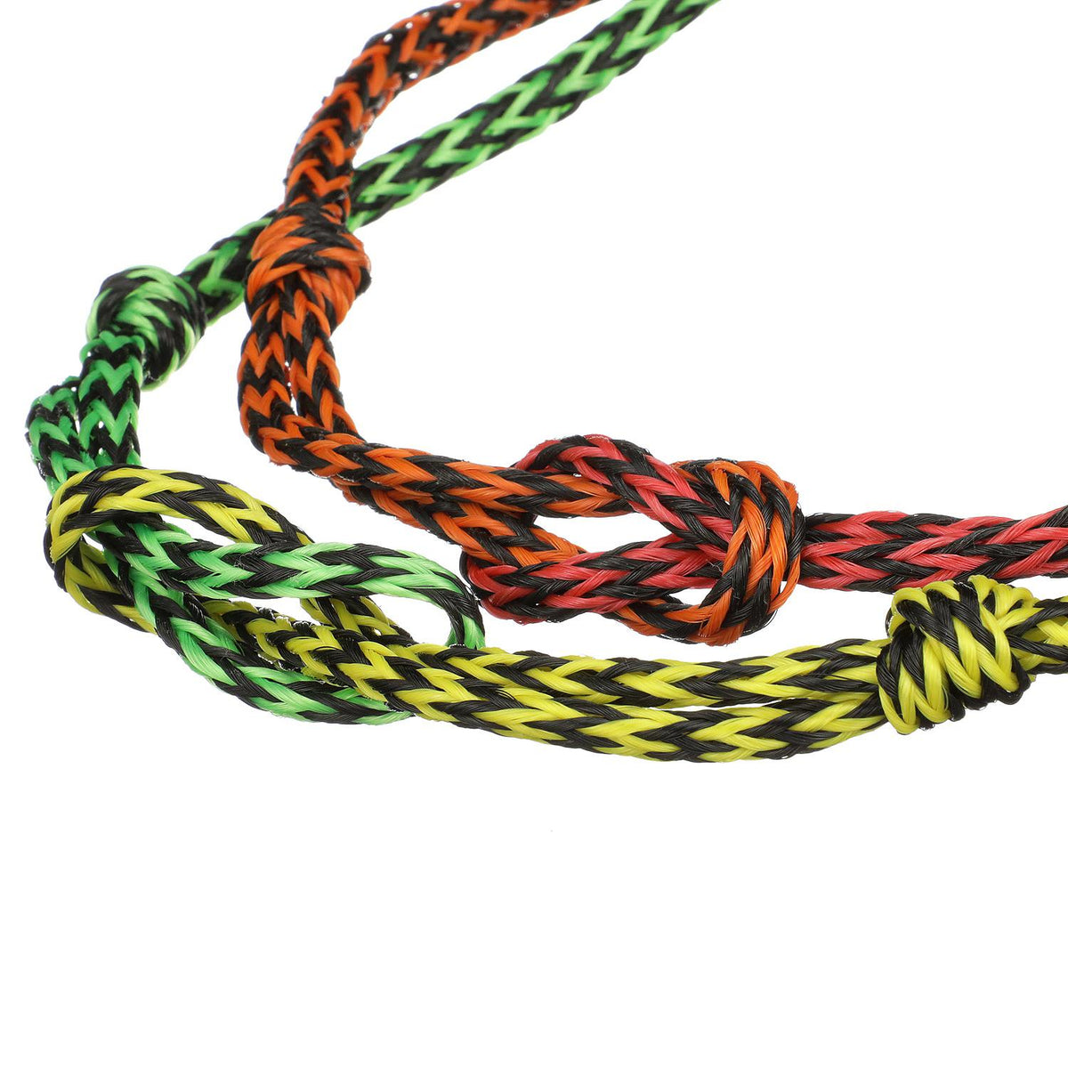 8-Section Water Ski/ Wakeboard Rope, 75ft, 13in Handle w/ Textured Rubber Grip