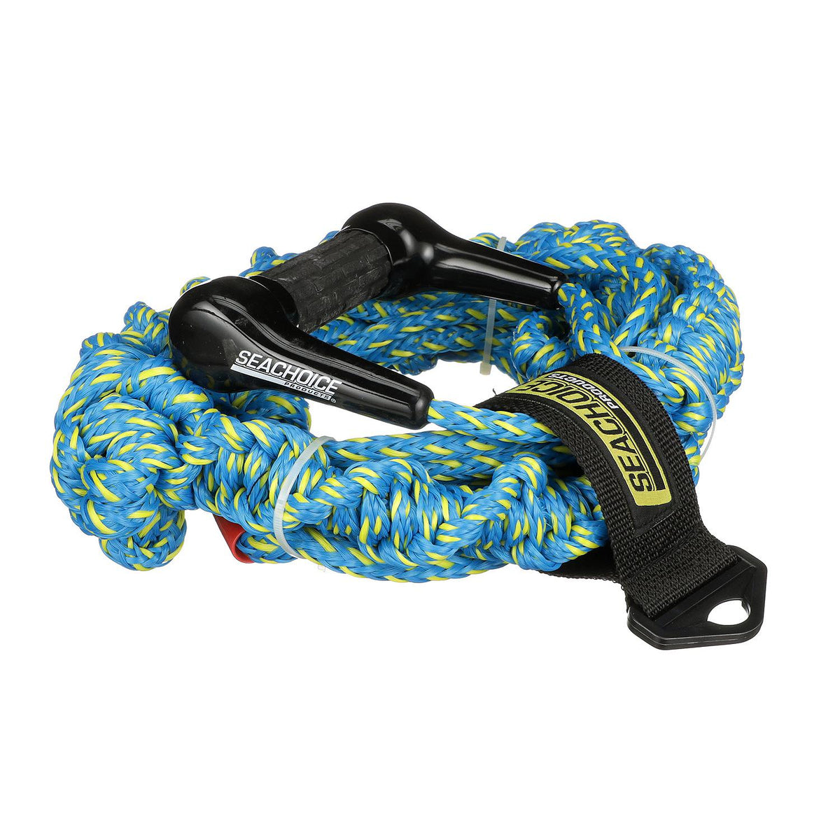 3-Section Wakesurfing Rope, 16ft, 5-1/2in Handle w/ Textured Rubber Grip