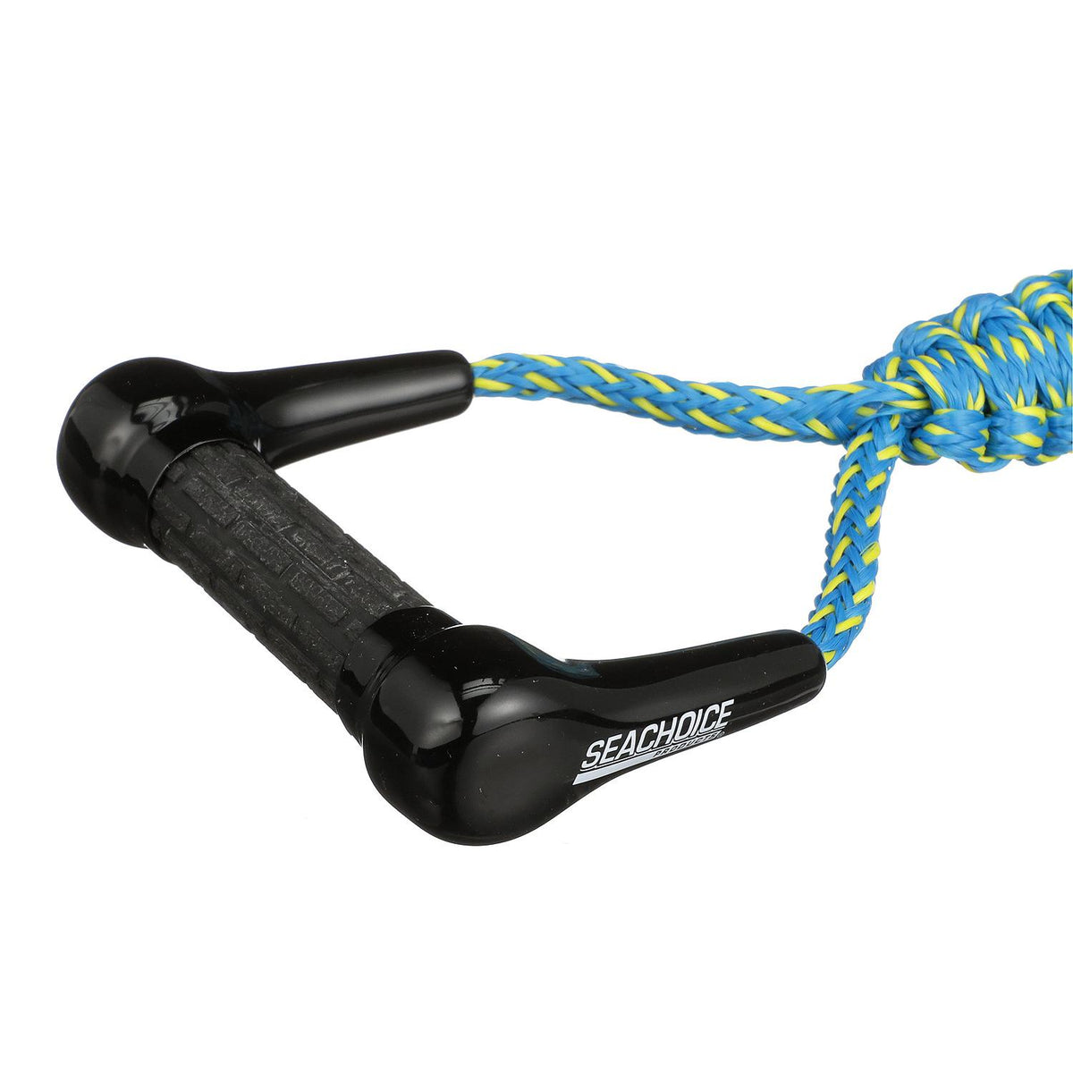 3-Section Wakesurfing Rope, 16ft, 5-1/2in Handle w/ Textured Rubber Grip