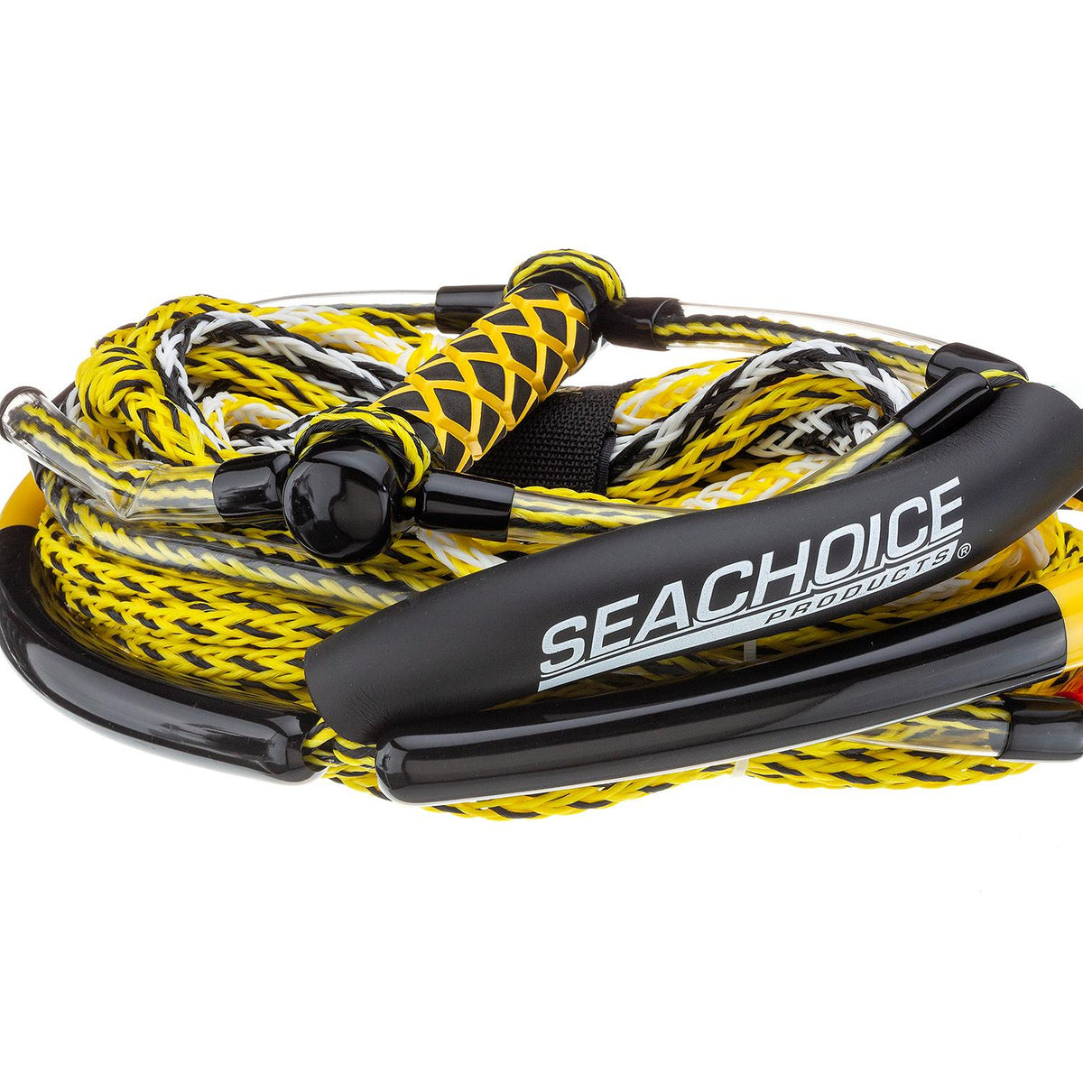 5-Section Wakeboard Rope, 75ft, 15in Handle w/ EVA Grip & 6in Trick Handle