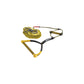 5-Section Wakeboard Rope, 75ft, 15in Handle w/ EVA Grip & 6in Trick Handle