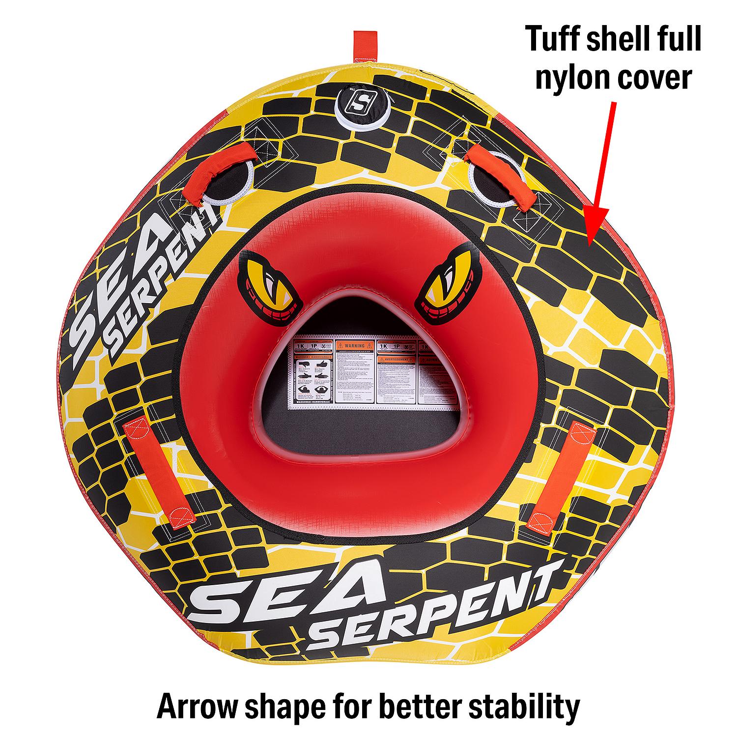 Sea-Serpent Open Top Tube, 1 Rider