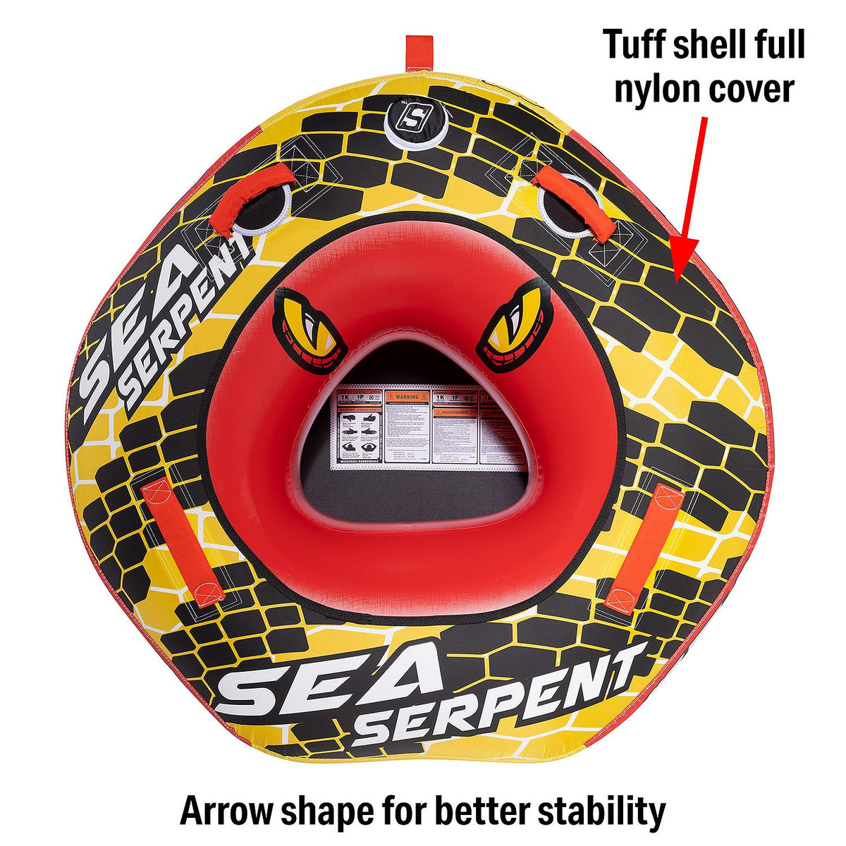 Sea-Serpent Open Top Tube, 1 Rider