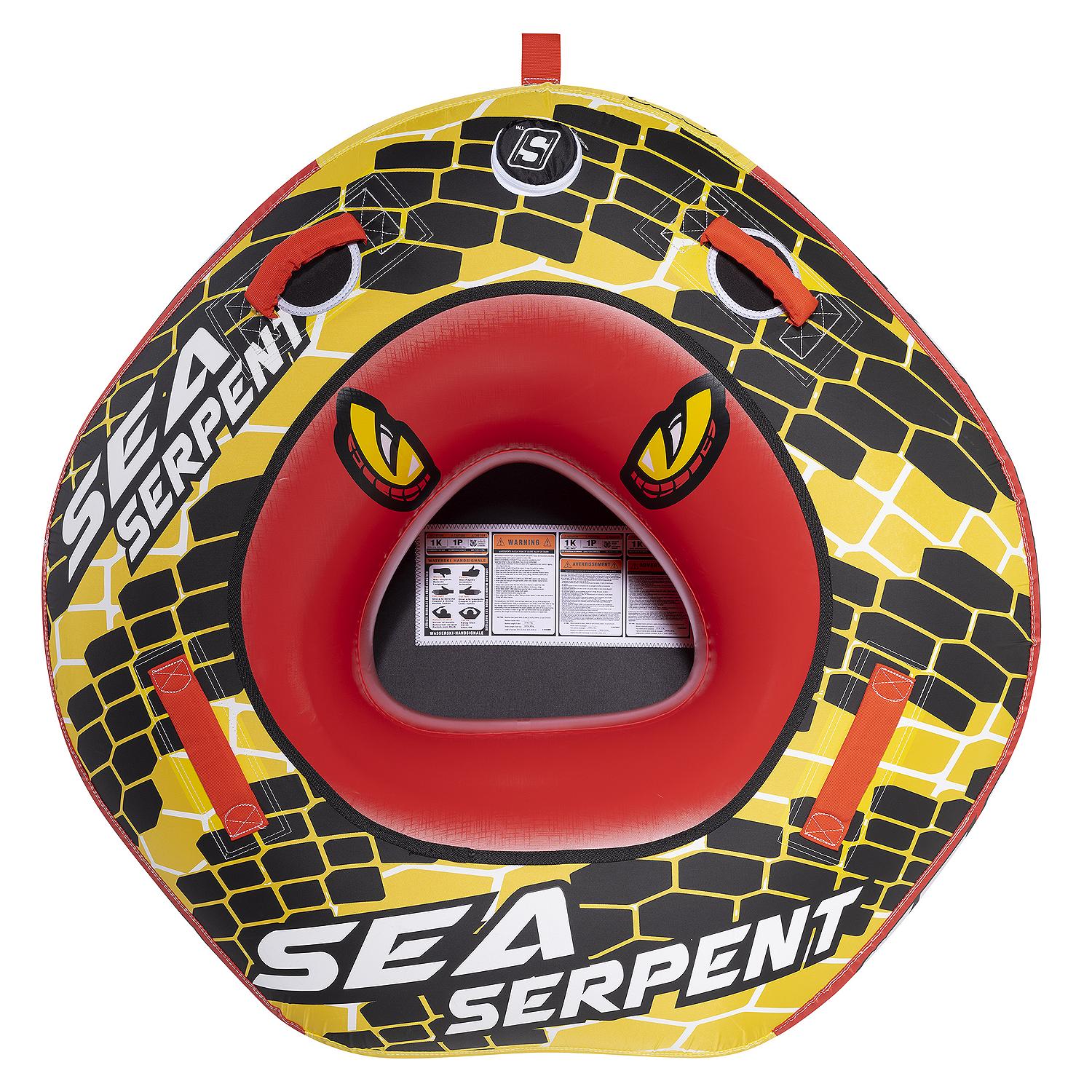 Sea-Serpent Open Top Tube, 1 Rider