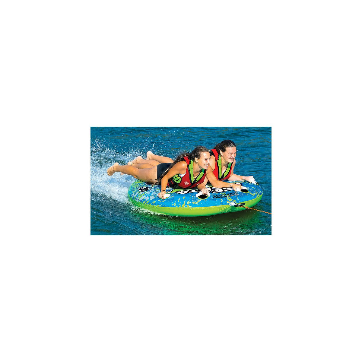 Sea-Manta Deck Tube w/Tow Rope, 1-2 Rider
