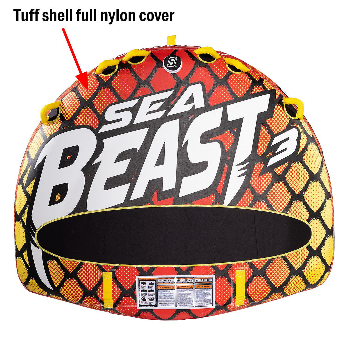 Sea-Beast Deck Tube, 1-3 Riders