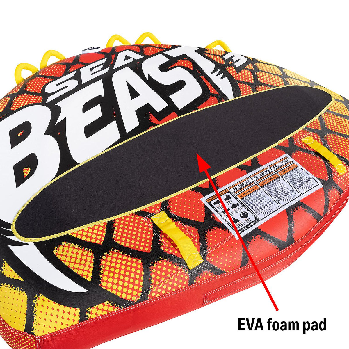 Sea-Beast Deck Tube, 1-3 Riders