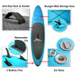 10ft 6in Inflatable Stand-Up Paddle Board Kit, Aqua Blue