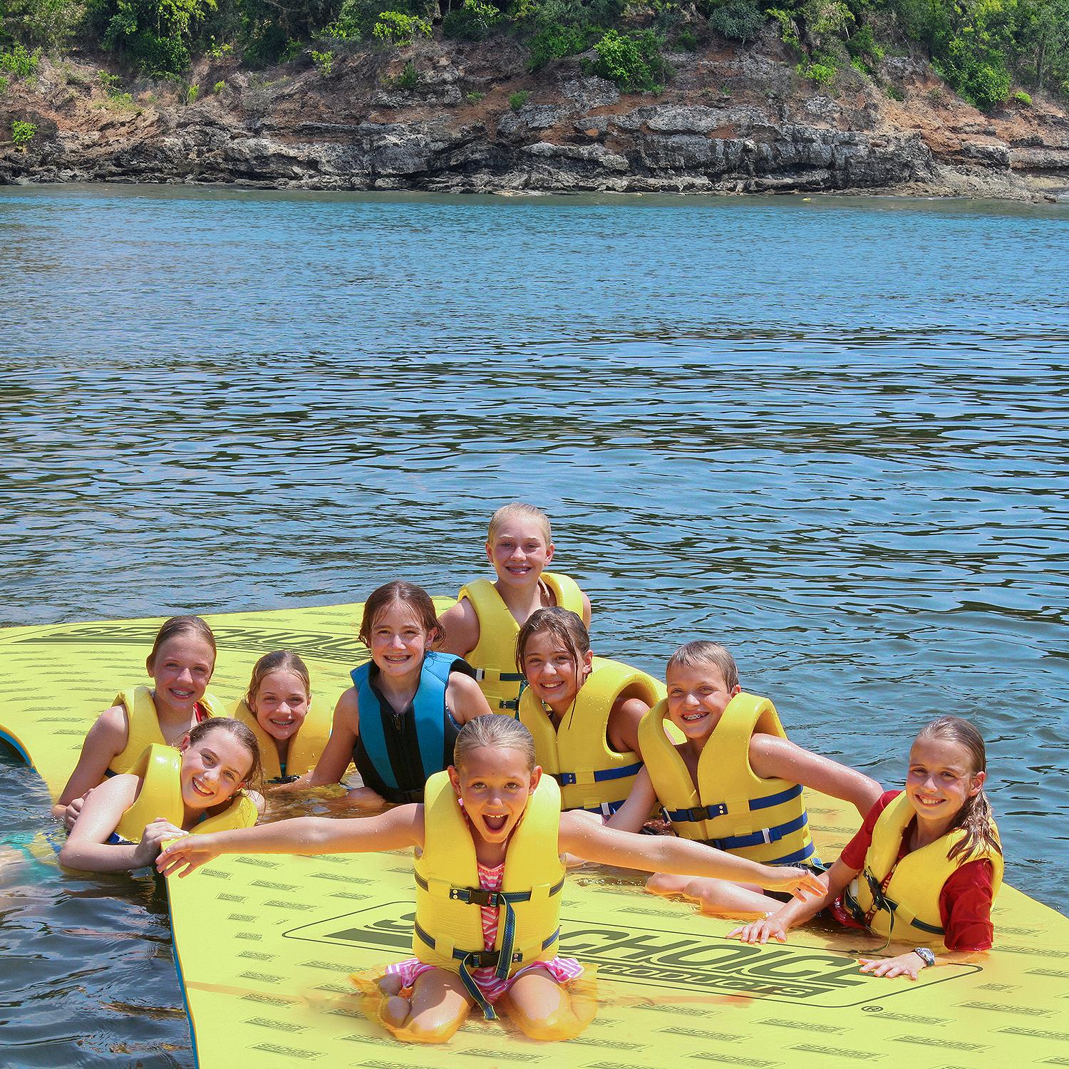 Sea Carpet Floating Foam Pad, 6ft x 12ft x 1-3/8in, 5-6 Adults