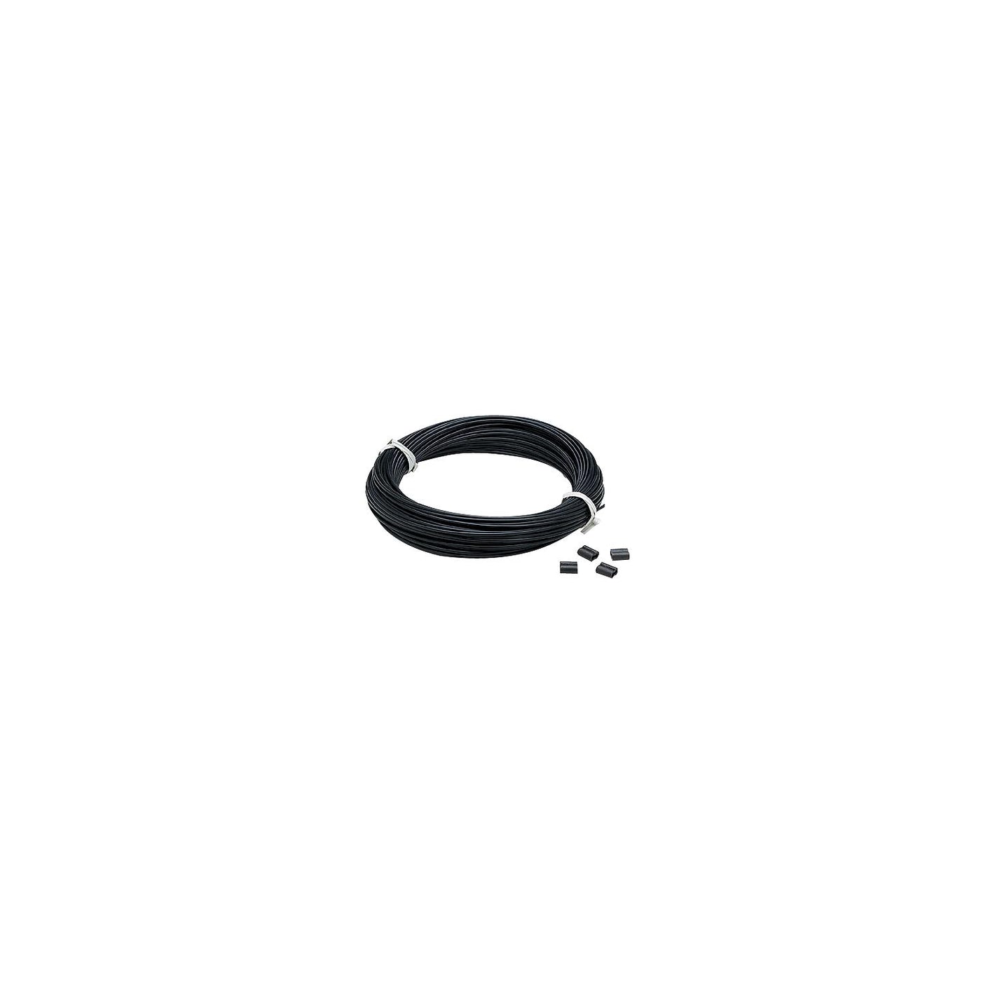 # 400 Black Mono Line, 100ft w/ 4 Line Clamps