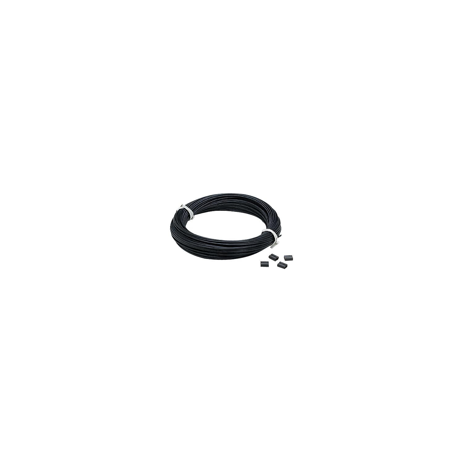 # 400 Black Mono Line, 100ft w/ 4 Line Clamps