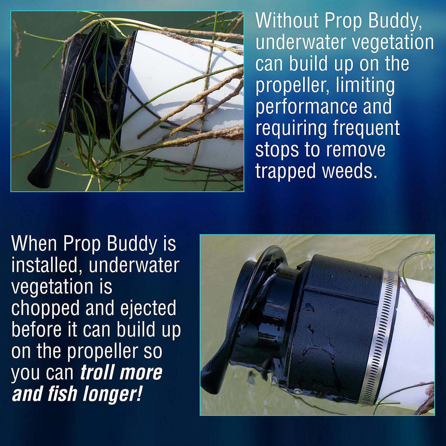 Prop Buddy Dual Blade Collar for Trolling Motor, 4in