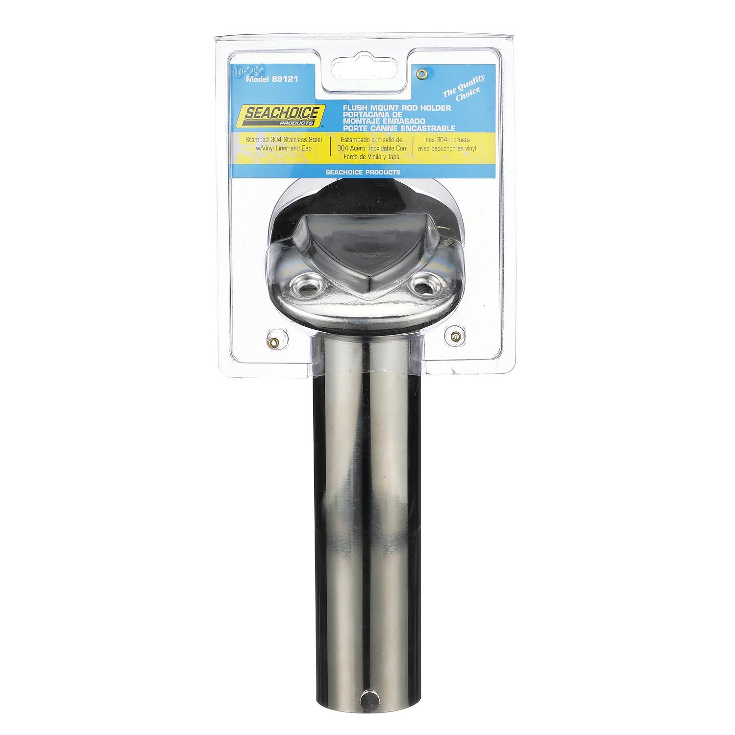 Stainless Steel 30 Degree Rod Holder w/ Cap