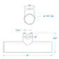 Stainless-Steel Clamp-On Rod Holder