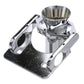 Chair Rod Gimbal, Cast Brass w/ Triple Chrome Plated Finish