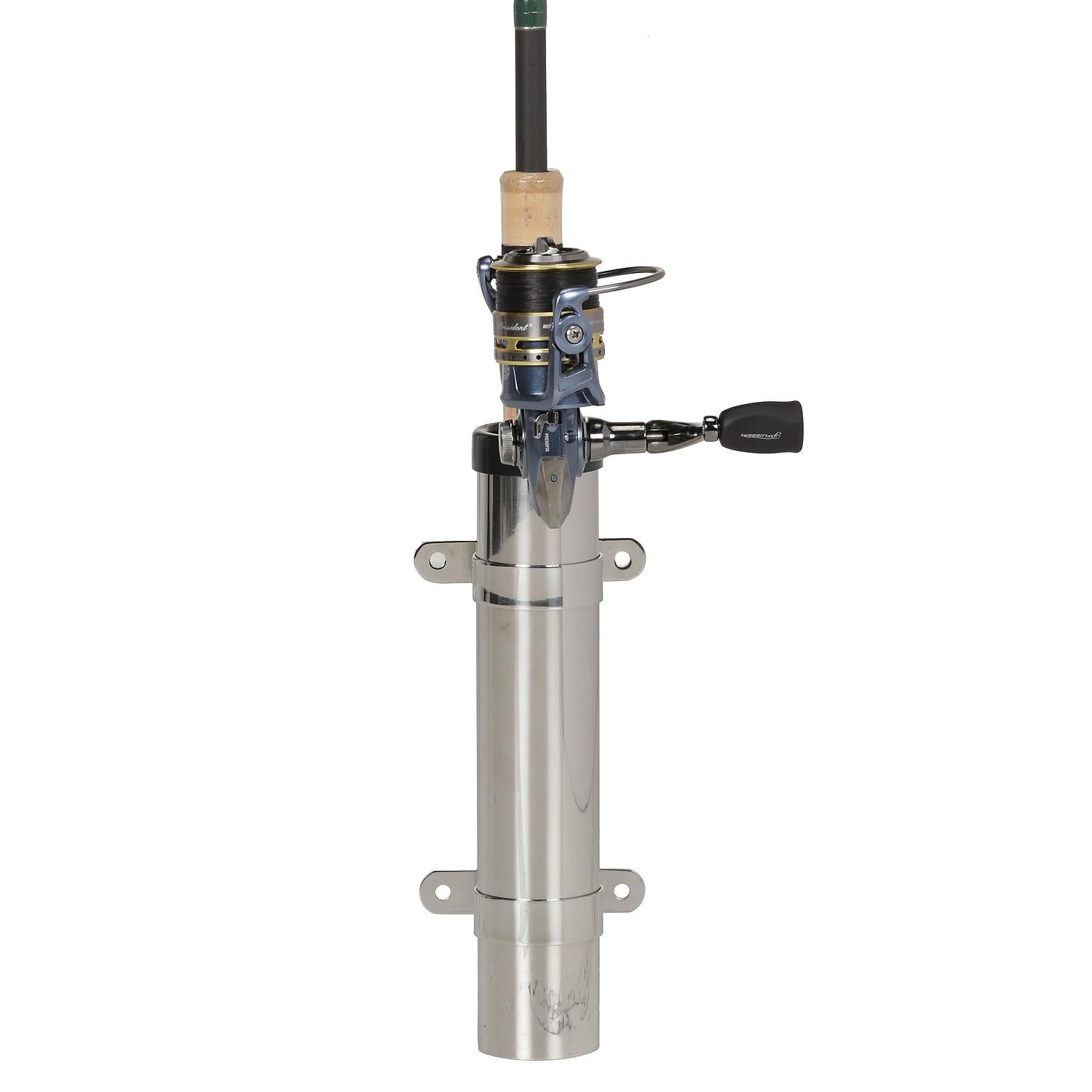 Side Mount Rod Holder, Stainless Steel Tube & Brackets