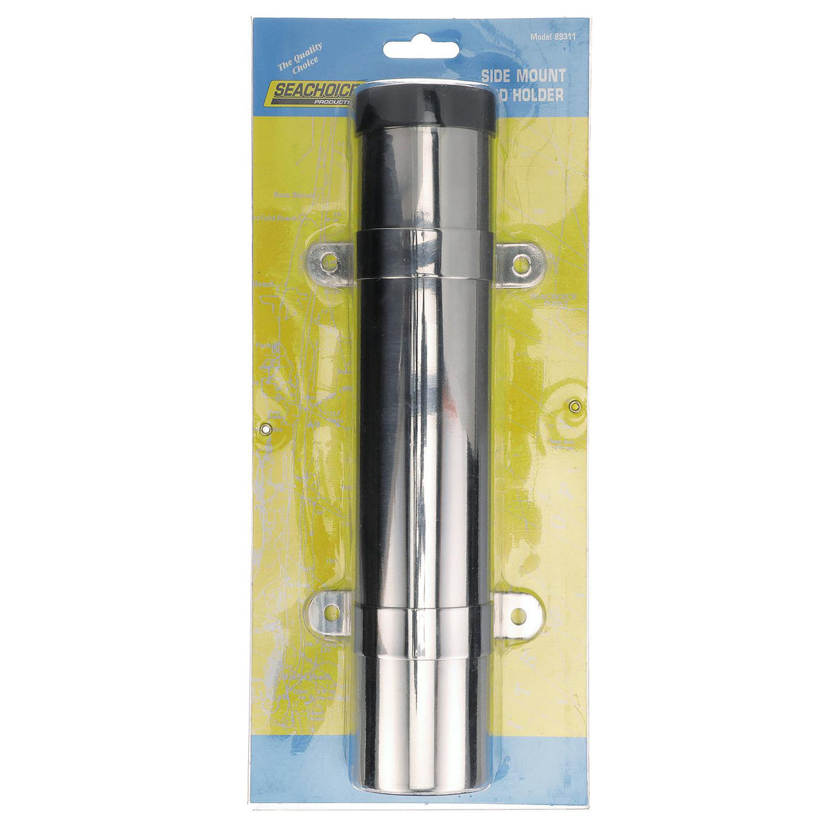 Side Mount Rod Holder, Stainless Steel Tube & Brackets