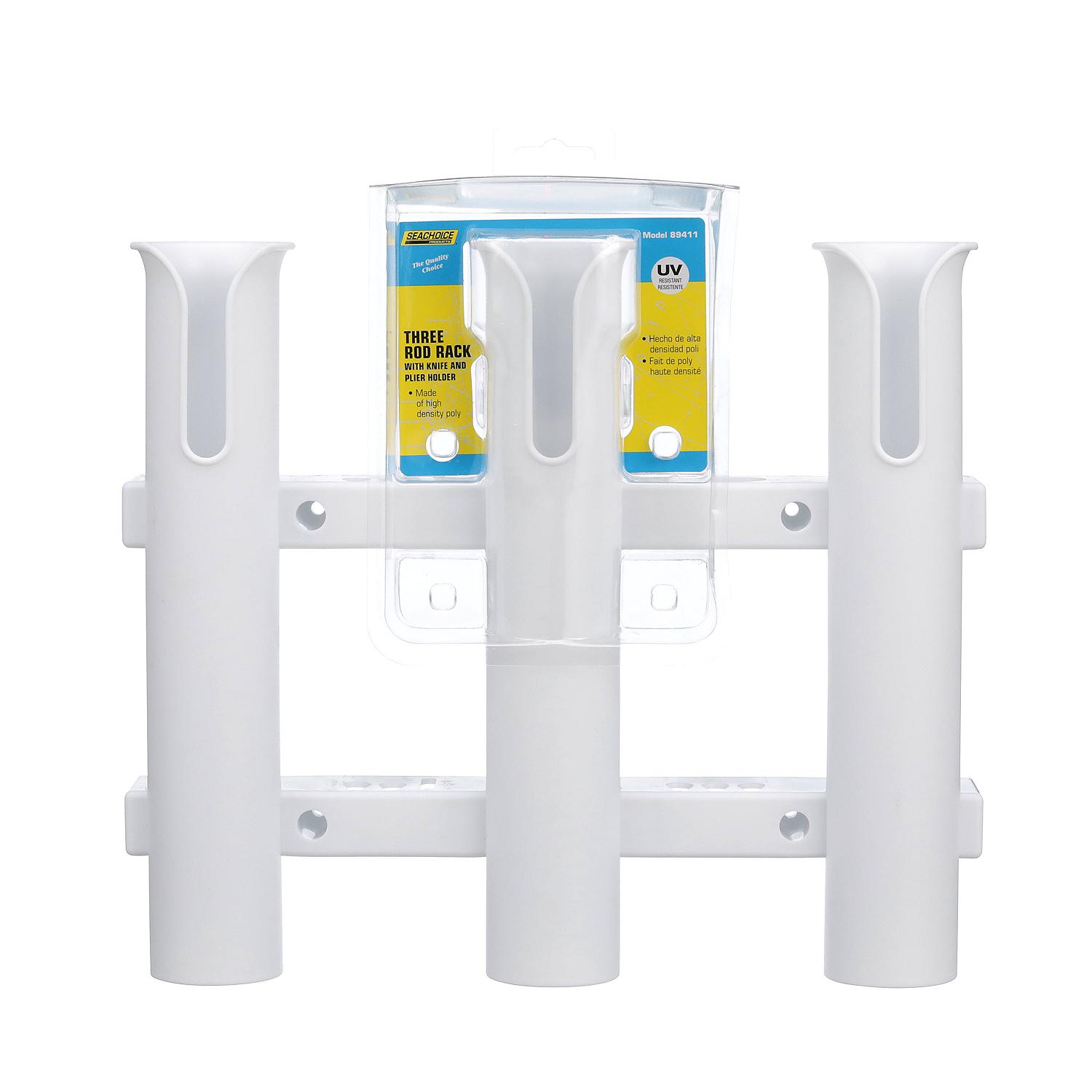 Polyurethane 3 Rod Rack, White, 12-5/8in x 10-13/16in