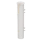 Polyurethane Side Mount Rod Holder,  White, 12in x 1-3/4in