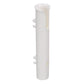 Polyurethane Side Mount Rod Holder,  White, 12in x 1-3/4in