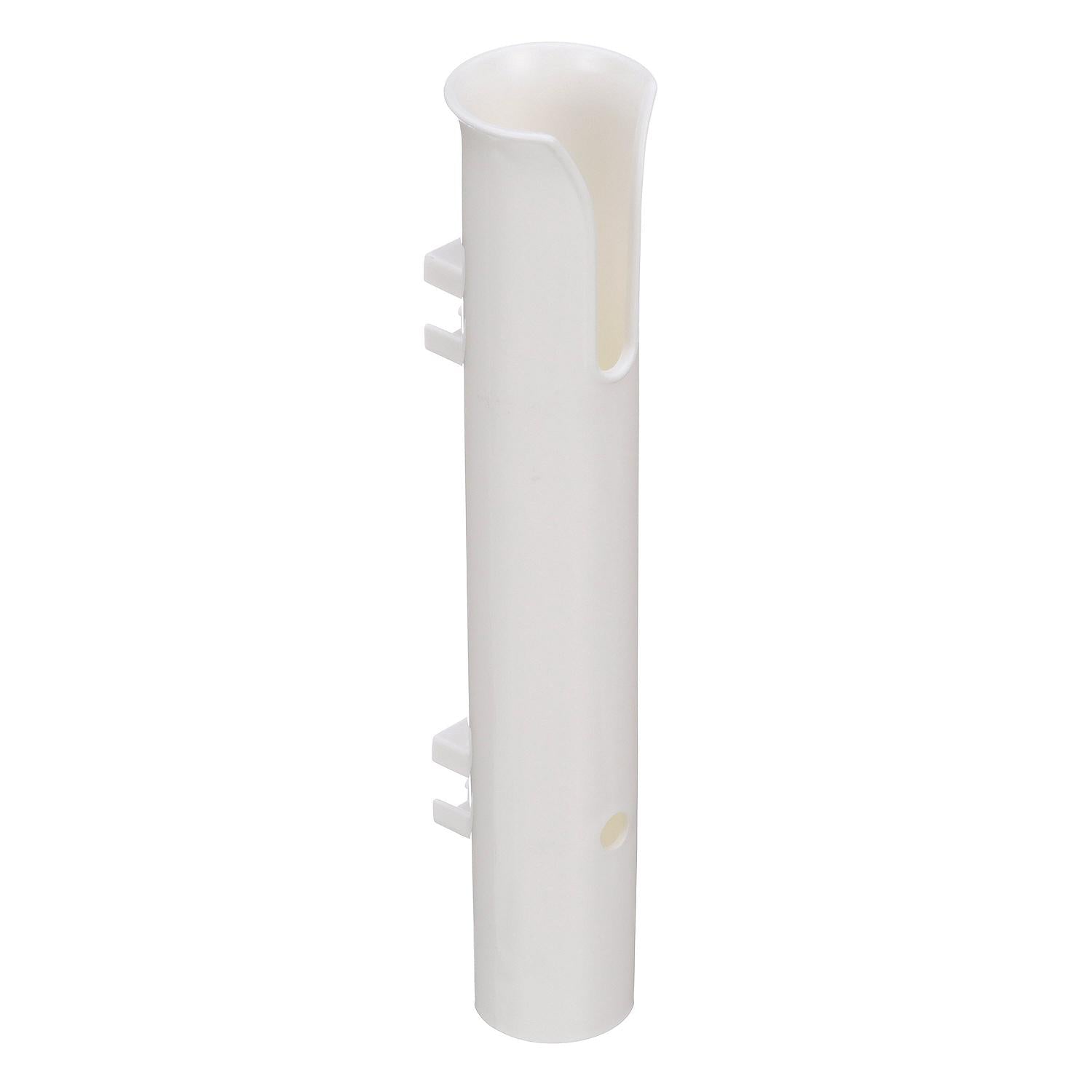 Polyurethane Side Mount Rod Holder,  White, 12in x 1-3/4in