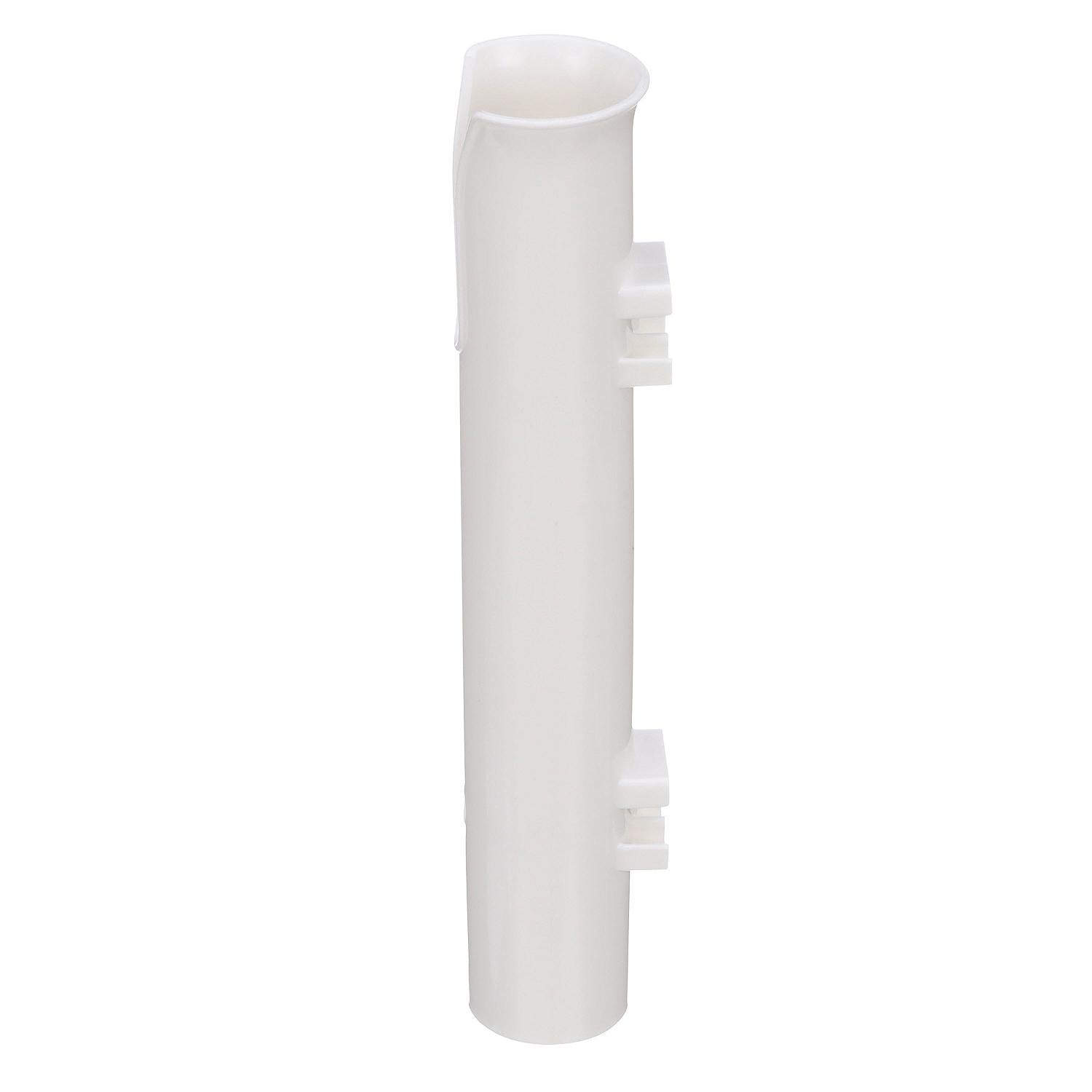 Polyurethane Side Mount Rod Holder,  White, 12in x 1-3/4in