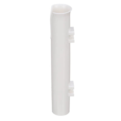 Polyurethane Side Mount Rod Holder,  White, 12in x 1-3/4in