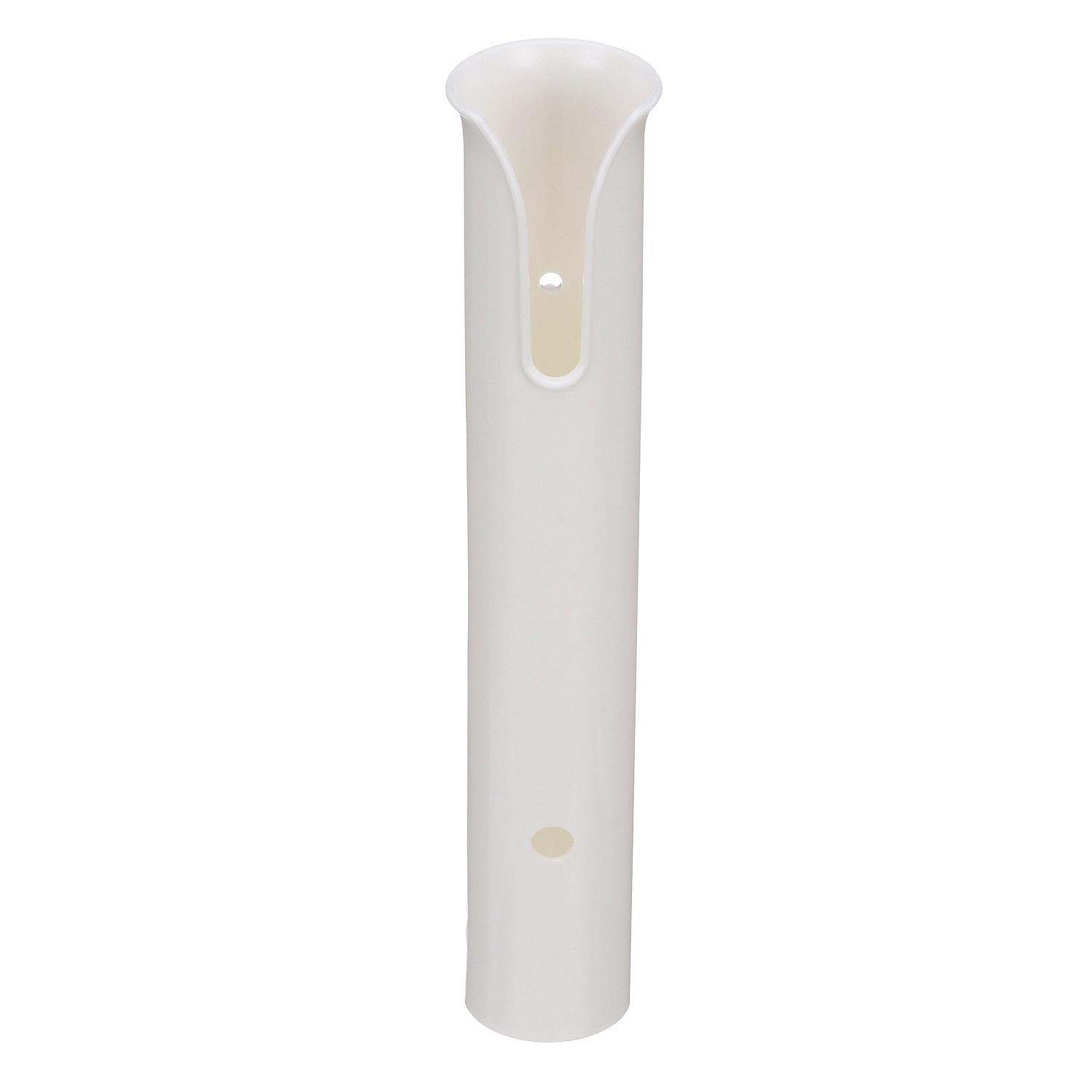 Polyurethane Side Mount Rod Holder,  White, 12in x 1-3/4in