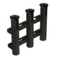 Polyurethane 3 Rod Rack, Black, 12-5/8in x 10-13/16in