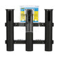 Polyurethane 3 Rod Rack, Black, 12-5/8in x 10-13/16in