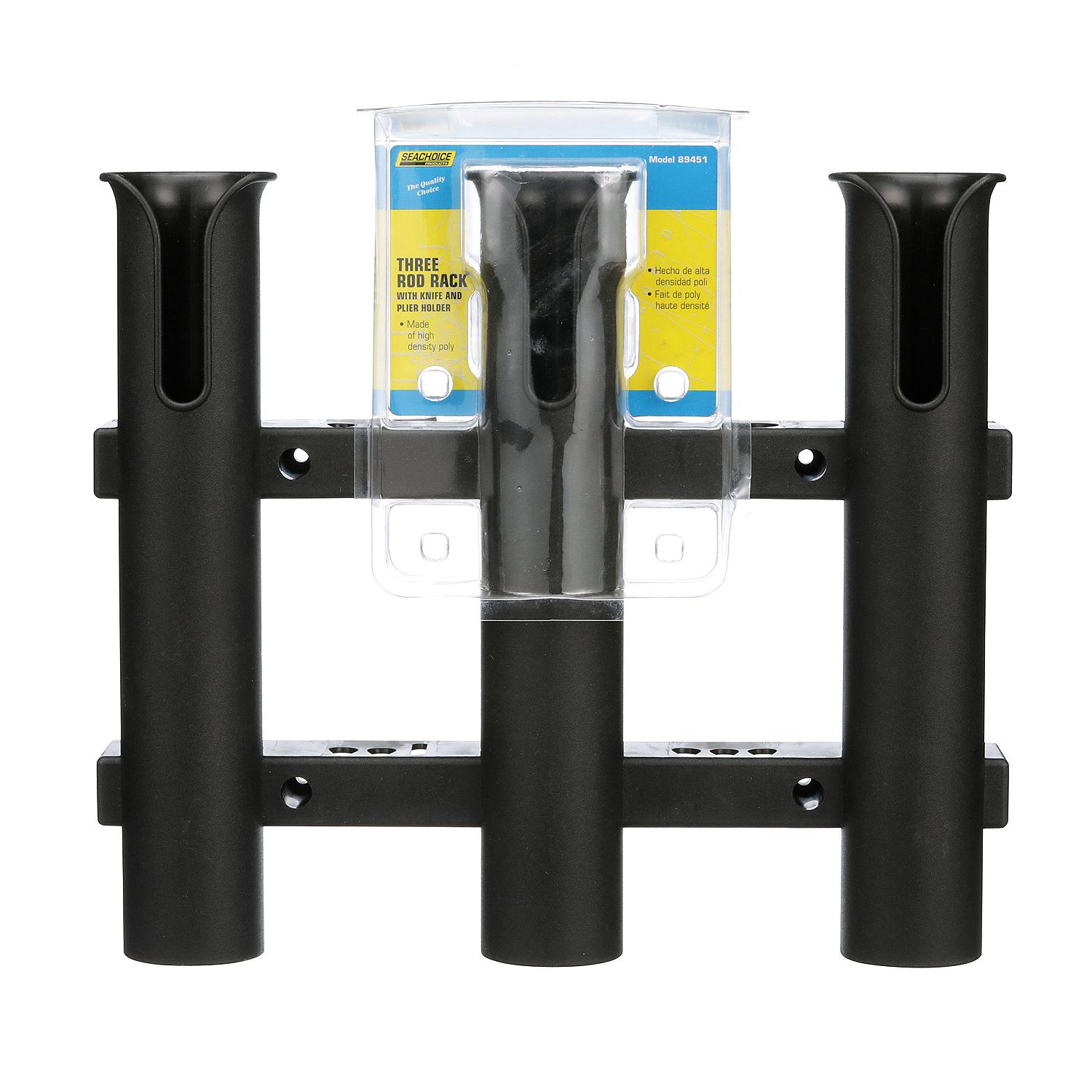 Polyurethane 3 Rod Rack, Black, 12-5/8in x 10-13/16in