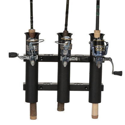 Polyurethane 3 Rod Rack, Black, 12-5/8in x 10-13/16in