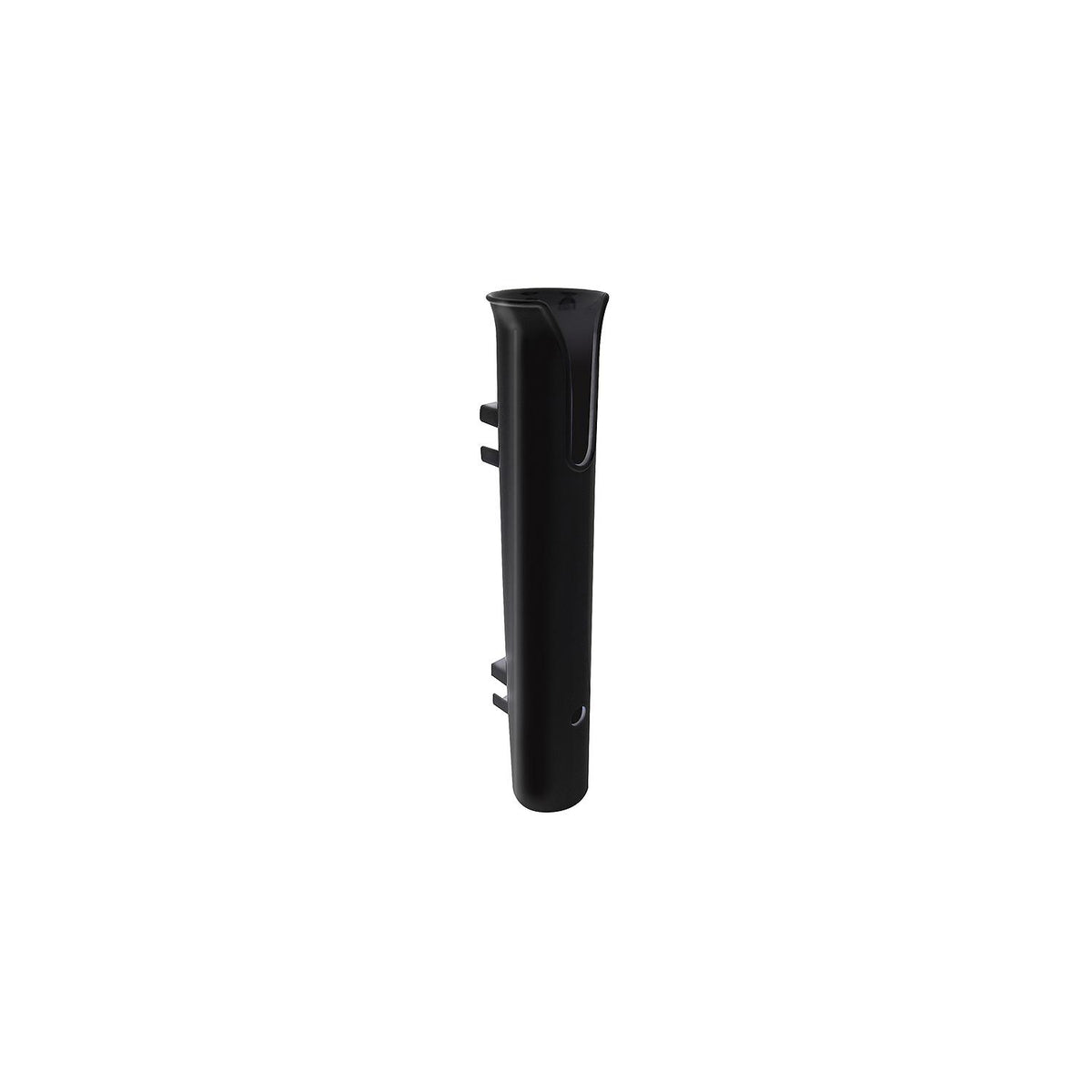Polyurethane Side Mount Rod Holder,  Black, 12in x 1-3/4in