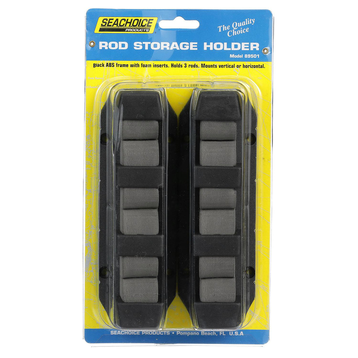 Rod Storage Holders,  3 Rod, 2/PK