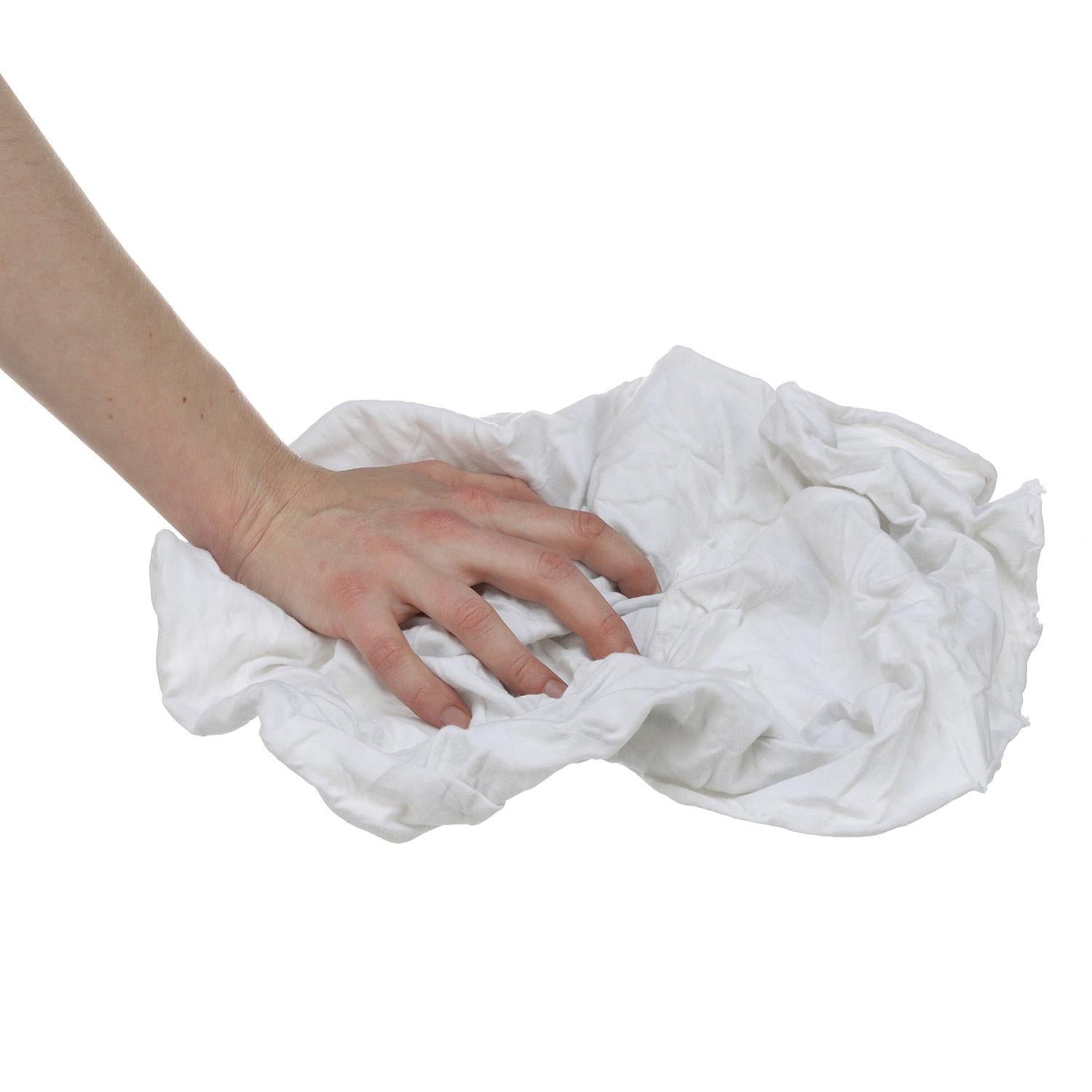 New White Knits Wiping Cloths, 1-lb. Bag, 1 lb. Bag/PK